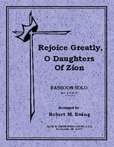 REJOICE GREATLY O DAUGHTERS OF ZION BASSOON AND PIANO cover